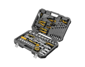 Набор инструментов DENZEL 1/2", 1/4", CrV, S2 15801