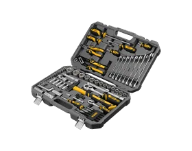Набор инструментов DENZEL 1/2", 1/4", CrV, S2 15802