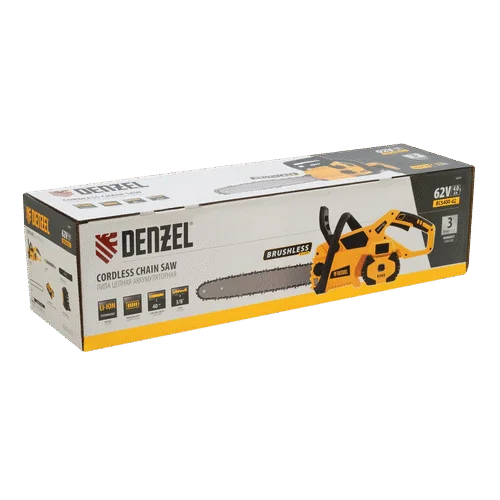 Аккумуляторная цепная пила DENZEL RCS 400-62