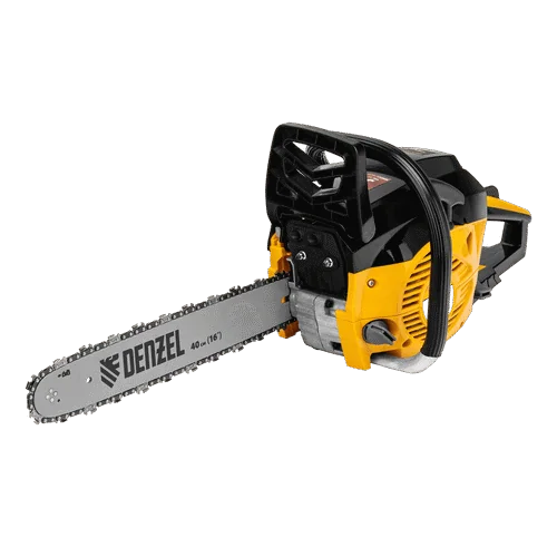 Бензопила DENZEL DGS-4516, шина 40 см, 45см3, 3,0 л.с., шаг 3/8, паз 1,3 мм, 57 зв