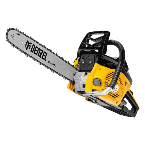 Бензопила DENZEL DGS-4516, шина 40 см, 45см3, 3,0 л.с., шаг 3/8, паз 1,3 мм, 57 зв