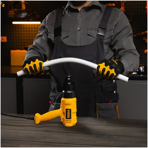 Электрический строительный фен DENZEL HG-1800