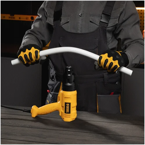 Электрический строительный фен DENZEL HG-1800