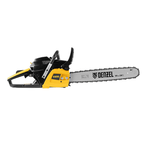 Бензопила DENZEL DGS-5820, шина 50 см, 58см3, 4,1 л.с., шаг 0,325, паз 1,5 мм, 76 зв