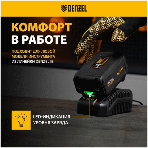 Аккумуляторная батарея DENZEL IB-18-4.0