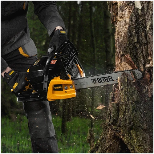 Бензопила DENZEL DGS-4516, шина 40 см, 45см3, 3,0 л.с., шаг 3/8, паз 1,3 мм, 57 зв