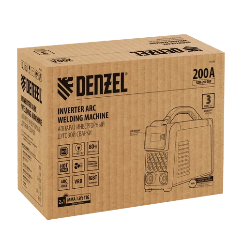 Сварочный инвертор DENZEL SDM-200