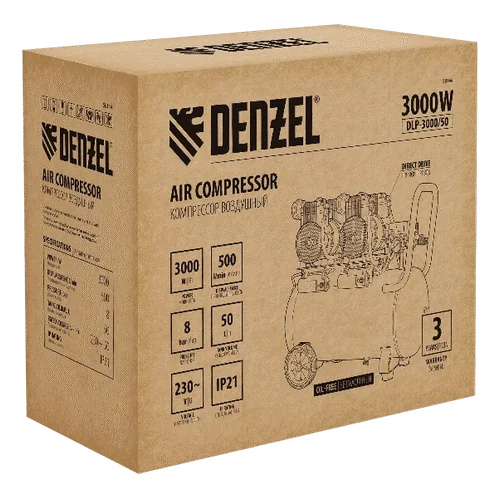 Компрессор DENZEL DLP -3000/50