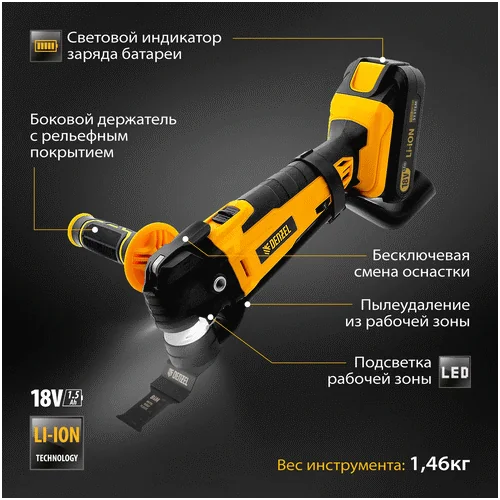 Многофункциональный инструмент DENZEL MTL-IB-18-02