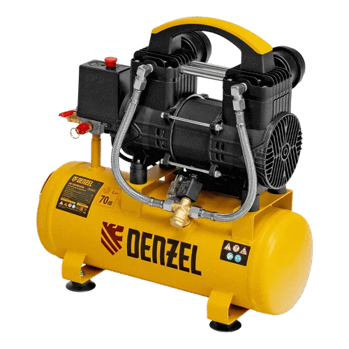 Компрессор DENZEL DLP-950/10, 950Вт