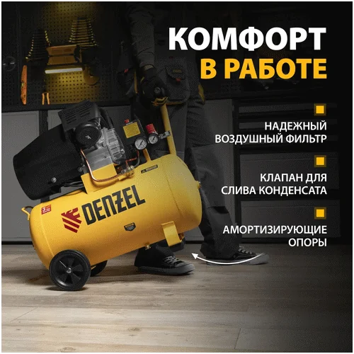 Компрессор DENZEL DCV1800/50