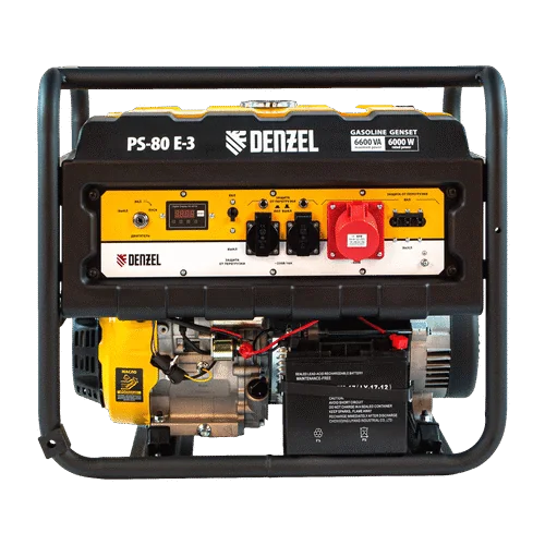 Бензиновый генератор DENZEL PS 80 E-3
