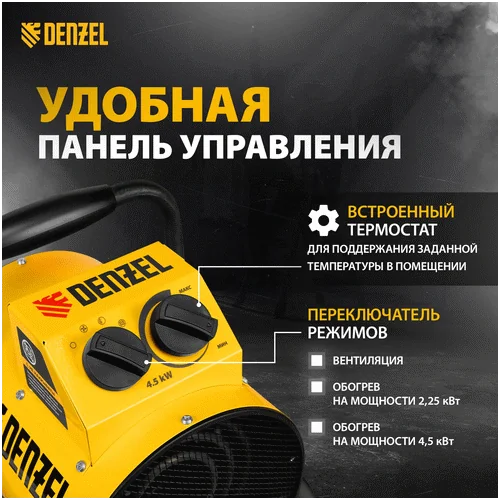 Пушка тепловая электрическая DENZEL SFH-5000