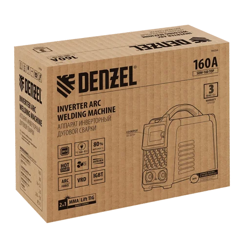 Сварочный инвертор DENZEL SDM-160 Top