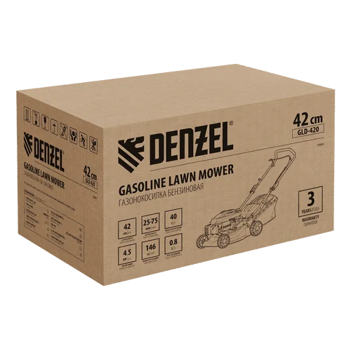 Бензиновая газонокосилка DENZEL GLD-420