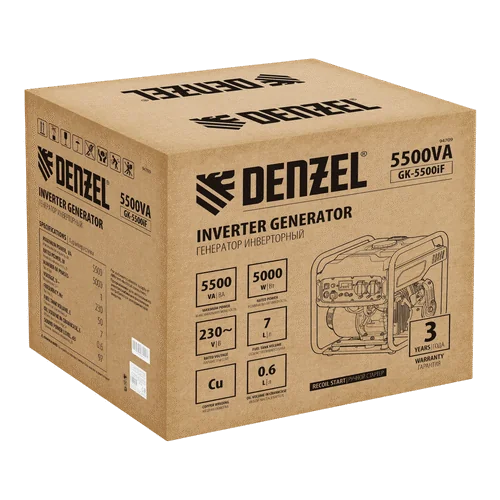 Бензиновый генератор DENZEL GK-5500iF
