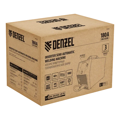 Сварочный инвертор DENZEL IMIG-185SDR