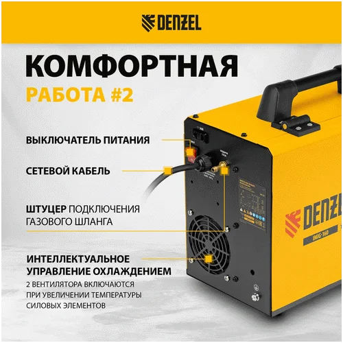 Сварочный инвертор DENZEL IMIG-160 Synergy