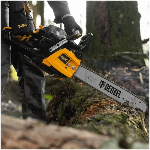 Бензопила DENZEL DGS-5820, шина 50 см, 58см3, 4,1 л.с., шаг 0,325, паз 1,5 мм, 76 зв