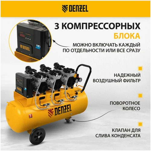 Компрессор DENZEL DLS 2250/100