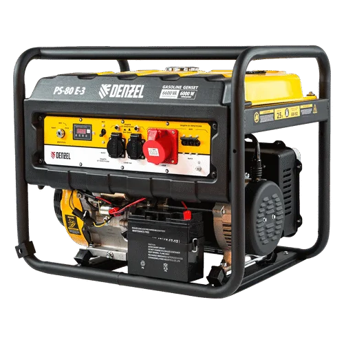 Бензиновый генератор DENZEL PS 80 E-3