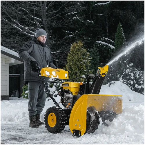 Бензиновый снегоуборщик DENZEL SBL 711 D PRO 97655