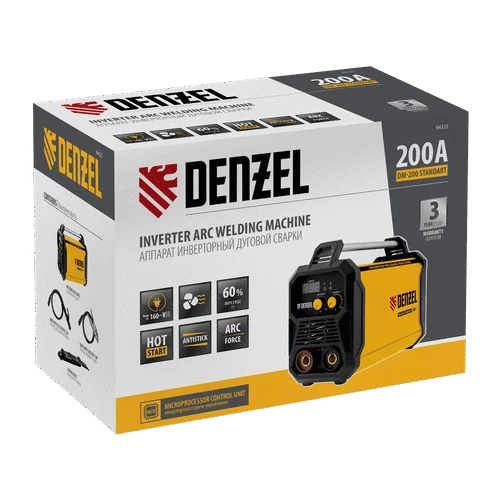 Сварочный инвертор DENZEL DM-200 Standart