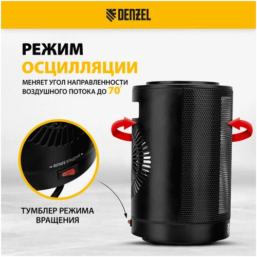 Тепловентилятор DENZEL DTFC-1200S