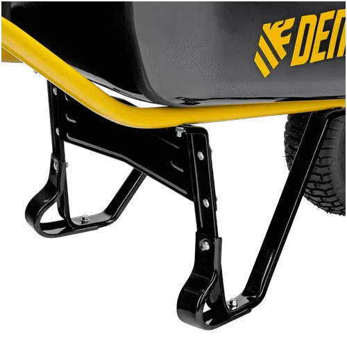 Строительная тачка DENZEL усиленная, объем 130 л, 230 кг