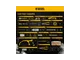 Набор инструментов DENZEL 1/2, 1/4, CrV, S2 15803